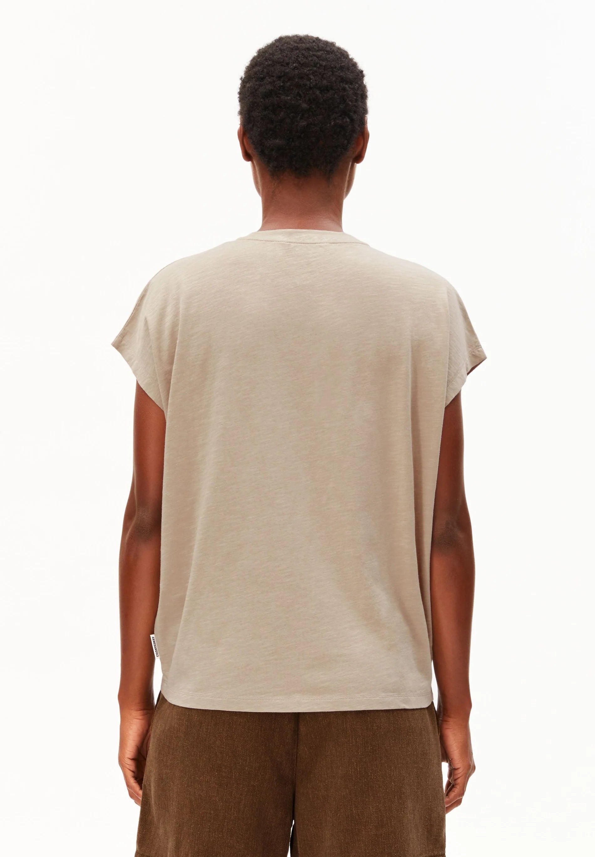 ArmedAngels - Slub Jersey T-Shirt in Sand Stone