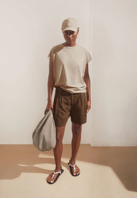 ArmedAngels - Slub Jersey T-Shirt in Sand Stone