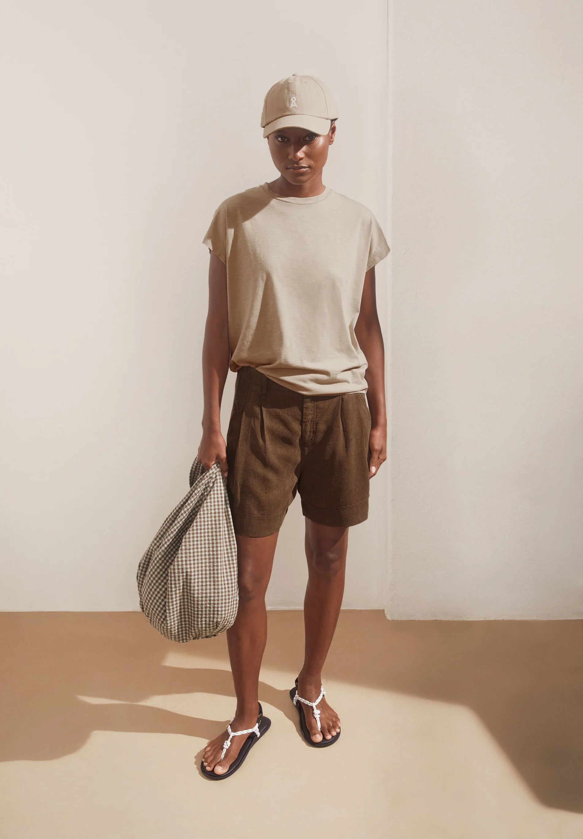 ArmedAngels - Slub Jersey T-Shirt in Sand Stone