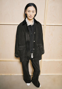 ArmedAngels - Cord Collar Denim Jacket in Nutmeg