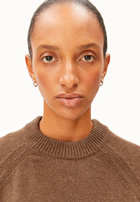 ArmedAngels - Wool Knit Sweater in Claystone Melange
