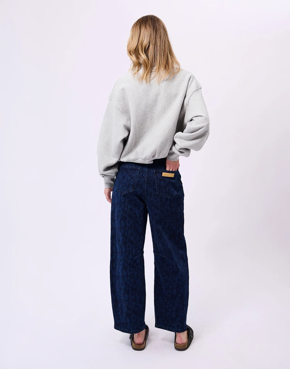Yoga Jeans - Malia Relaxed Floral Barrel Jeans in Blissful