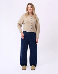 Yoga Jeans - Malia Relaxed Floral Barrel Jeans in Blissful