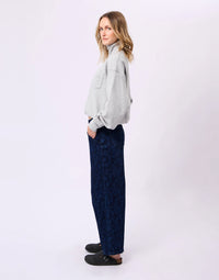 Yoga Jeans - Malia Relaxed Floral Barrel Jeans in Blissful