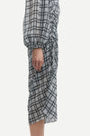 Samsoe Samsoe - Saelvira Dress - Blue Iron Check