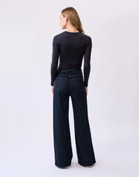 Yoga Jeans - Lily Wide Leg Jeans in Aspen