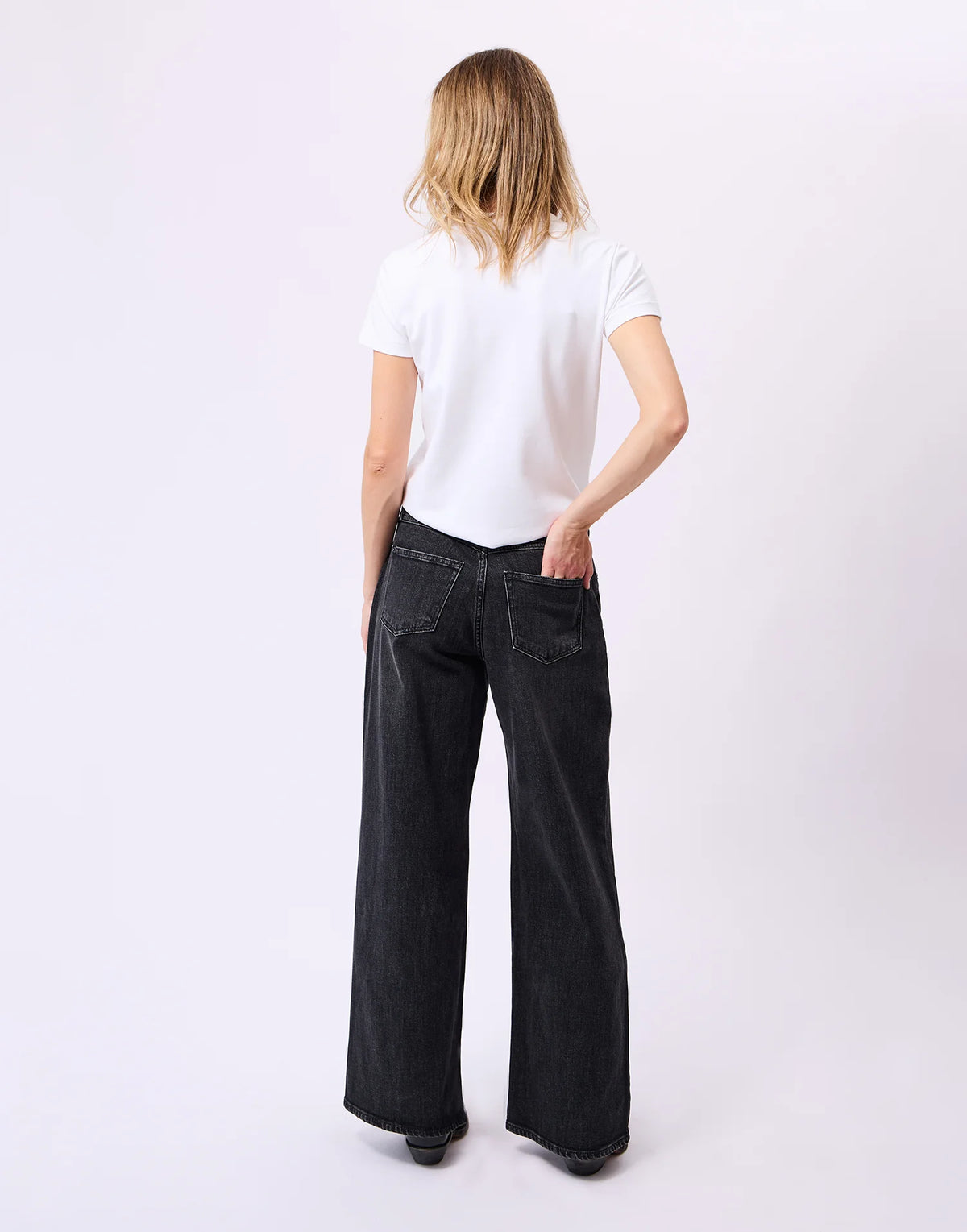 Yoga Jeans - Lily Wide Leg in Ashwood
