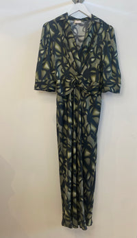 Liu Jo - Printed Dress in Dark Green Leaves