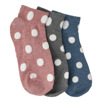 LimLim Accessories - Polka Dot Short Socks 3 Pack