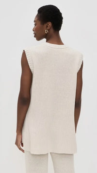 Splendid - Cella Jane Collection - Tunic Sweater Vest in Pearl