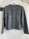 Meilleur Moment - Cashmere Cardigan in Grey