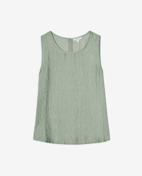 YERSE - Round Neck Top in Turquesa