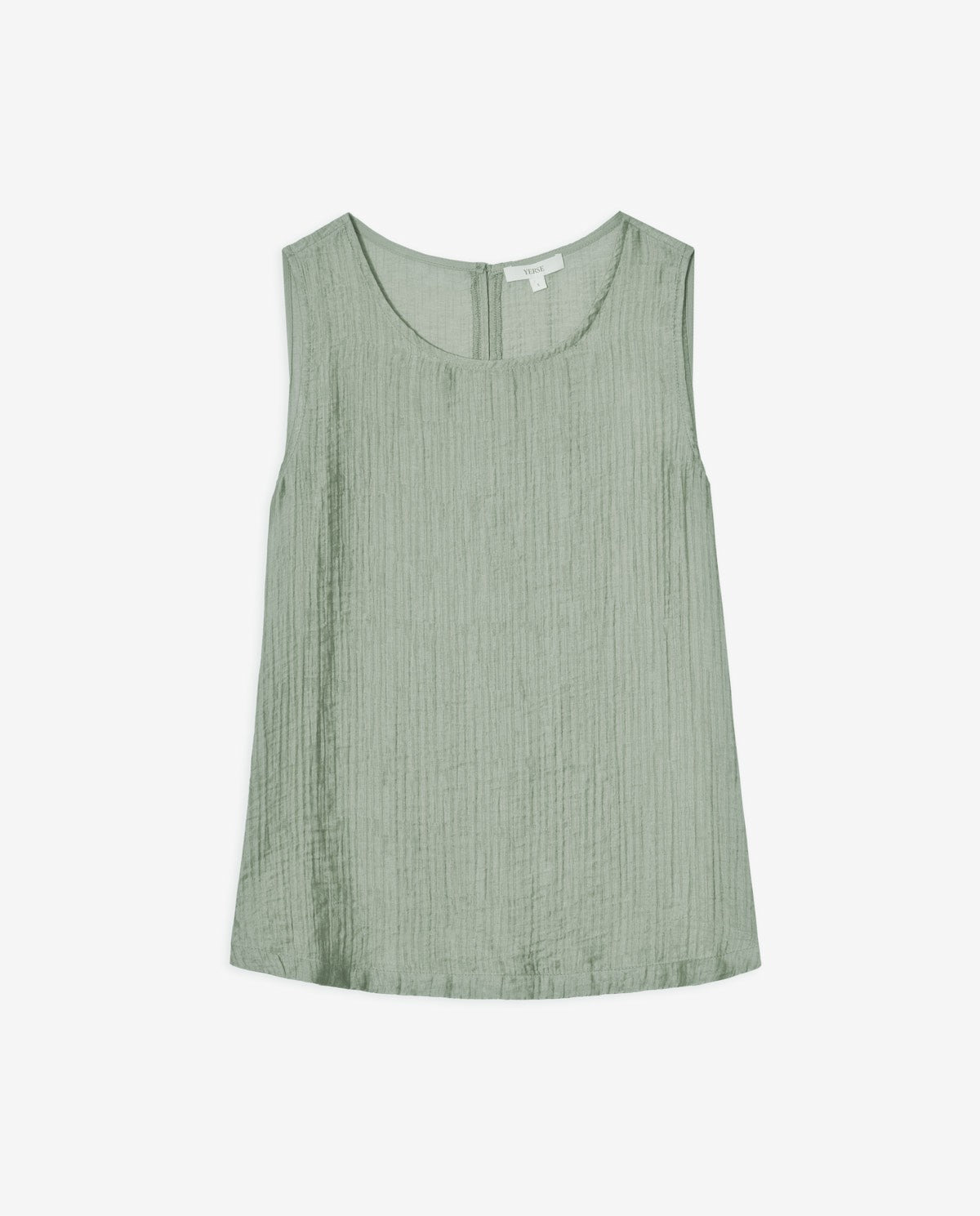 YERSE - Round Neck Top in Turquesa