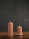 ZOET Studio - Large Ribbed Pillar Candle
