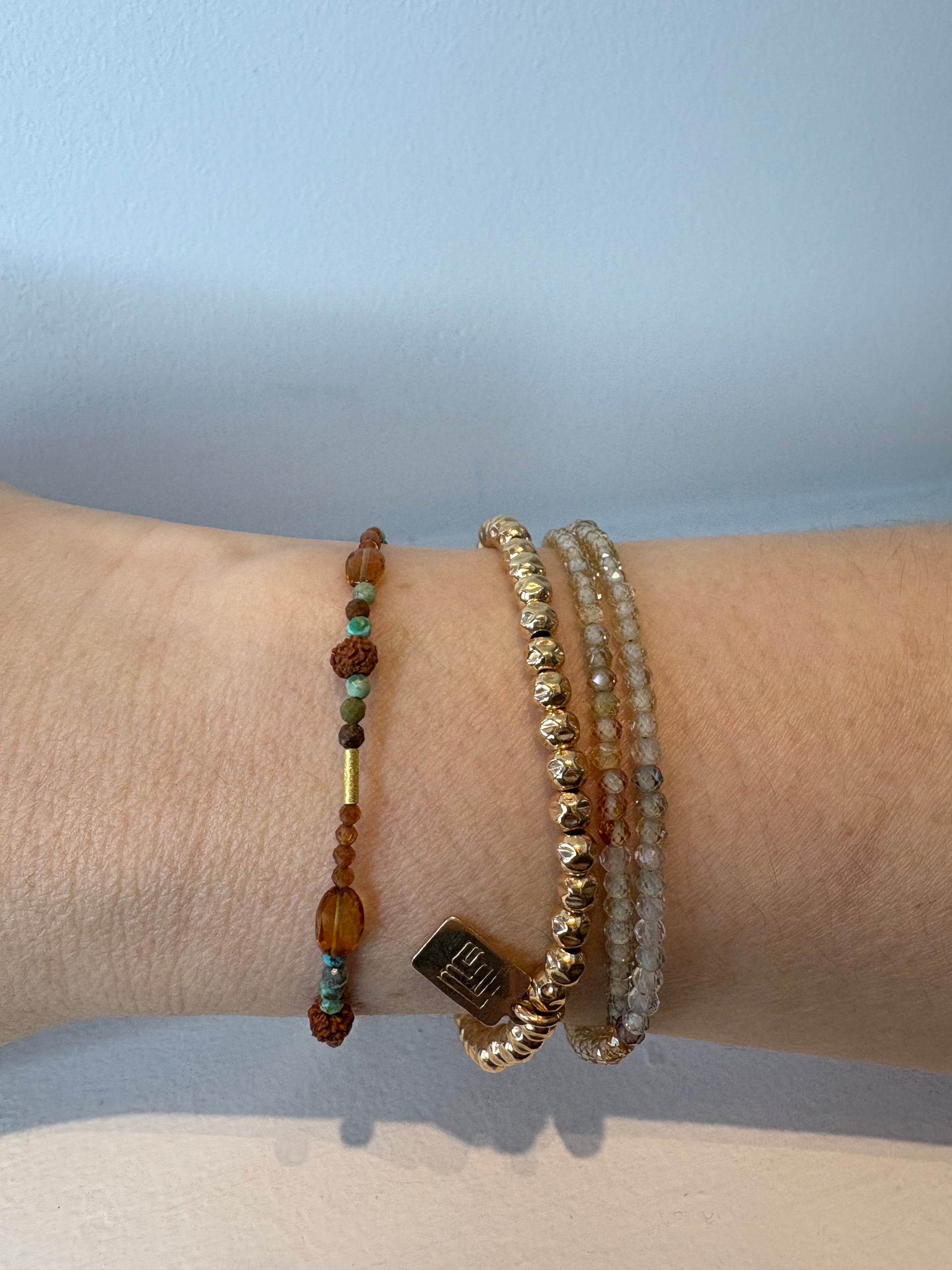 Studio Skanda by Mary Wakefield - Turquoise Citrine Bracelet