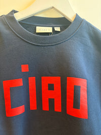 Clare V. - Oversized Sweatshirt in Block Ciao Navy