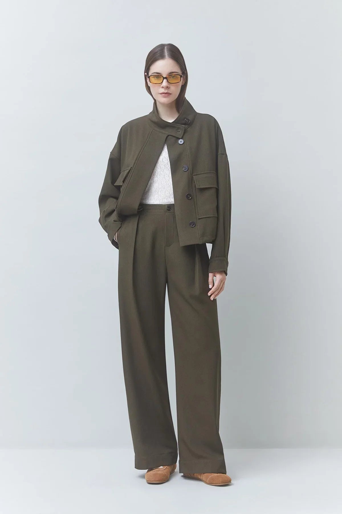 Suncoo - Jio Pant in Kaki
