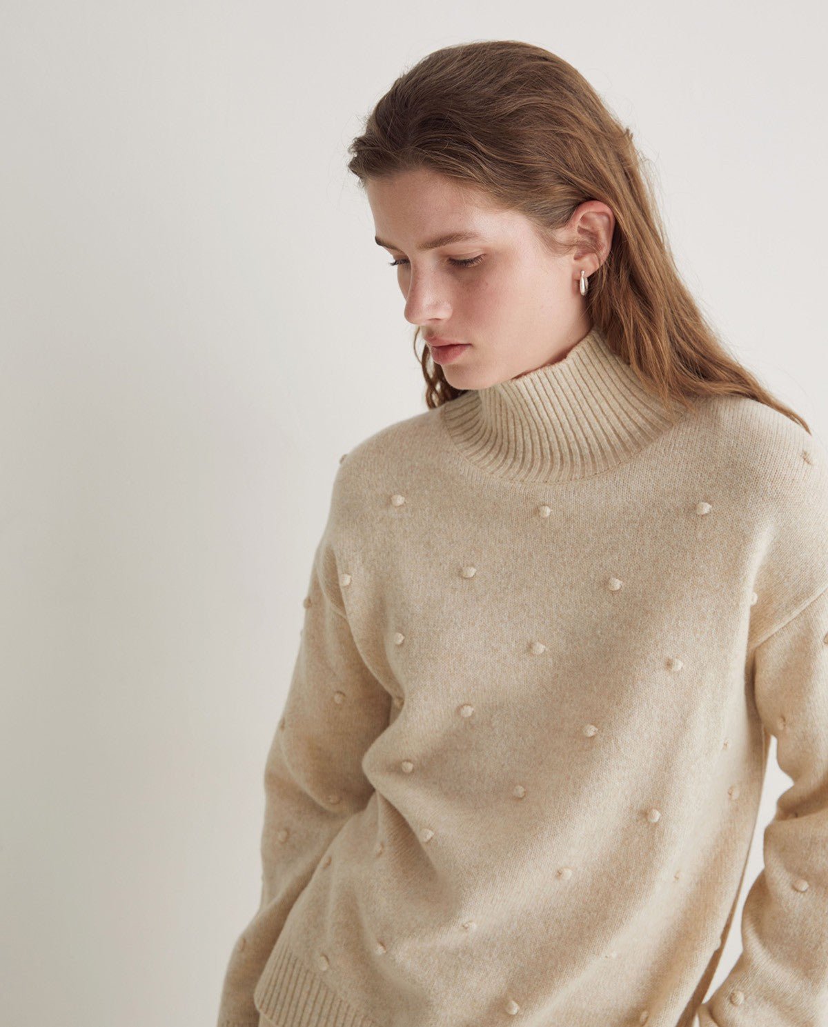 YERSE - Sweater in Ecru