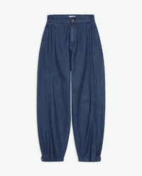 YERSE - Balloon Fit Jeans in Indigo Blue