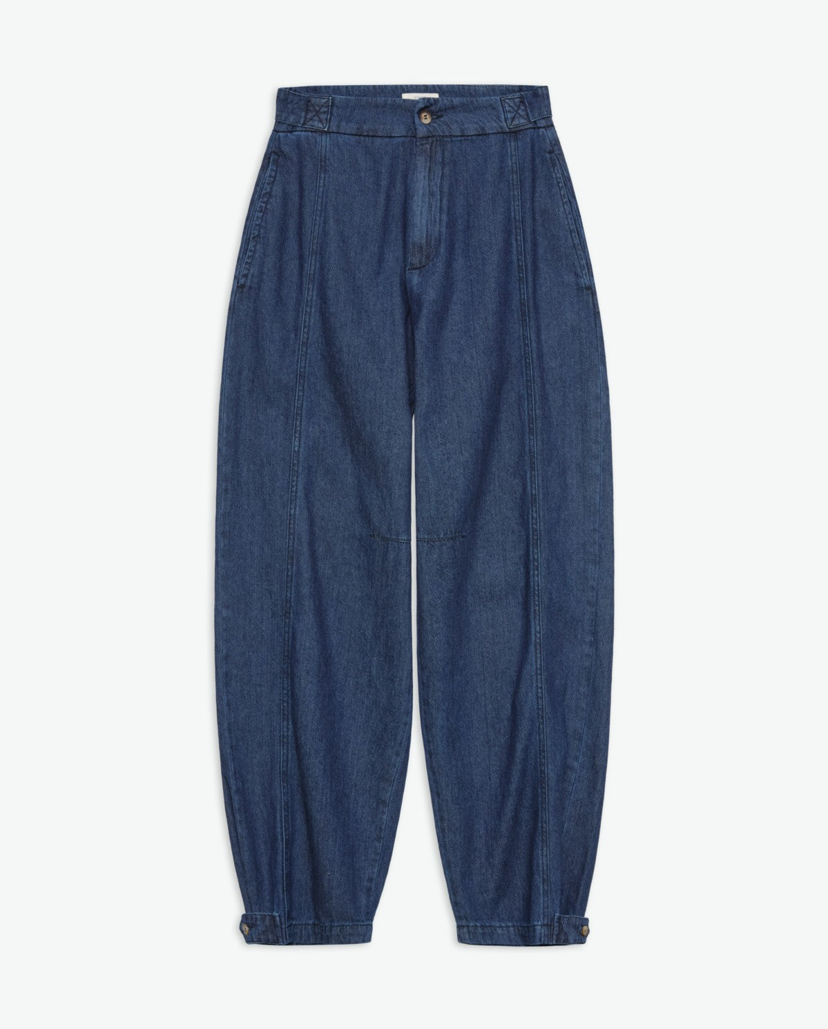 YERSE - Balloon Fit Jeans in Indigo Blue