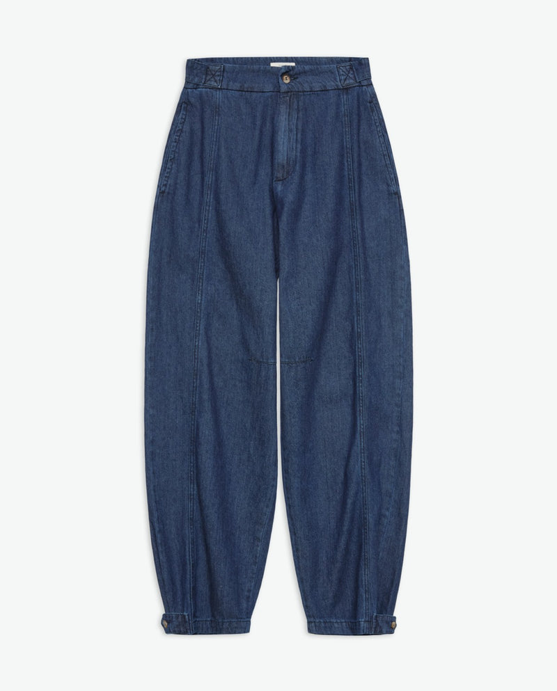 YERSE - Balloon Fit Jeans in Indigo Blue