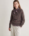 YERSE - Flower Embroidery Jumper in Fondo Piedra