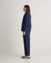 YERSE - Denim Shirt in Indigo Blue