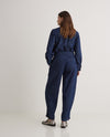 YERSE - Balloon Fit Jeans in Indigo Blue