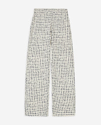 YERSE - Crepe Trousers in Navy Dots