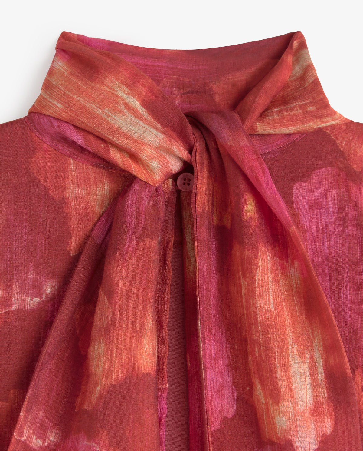 YERSE - Long Halter Neck Dress in Red