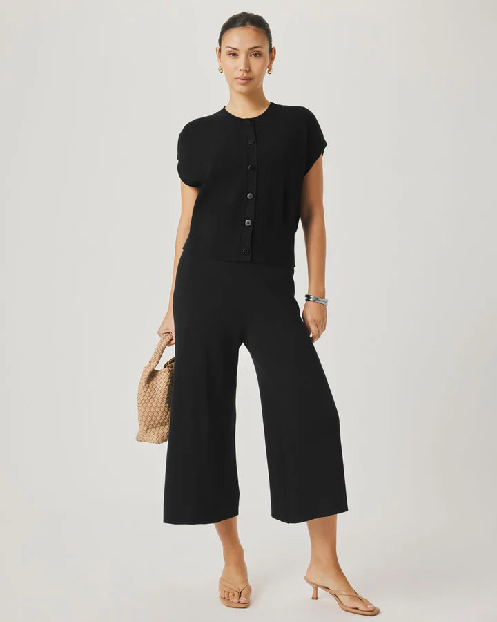 Splendid - Cella Jane Collection - Sleeveless Cardi Top in Black