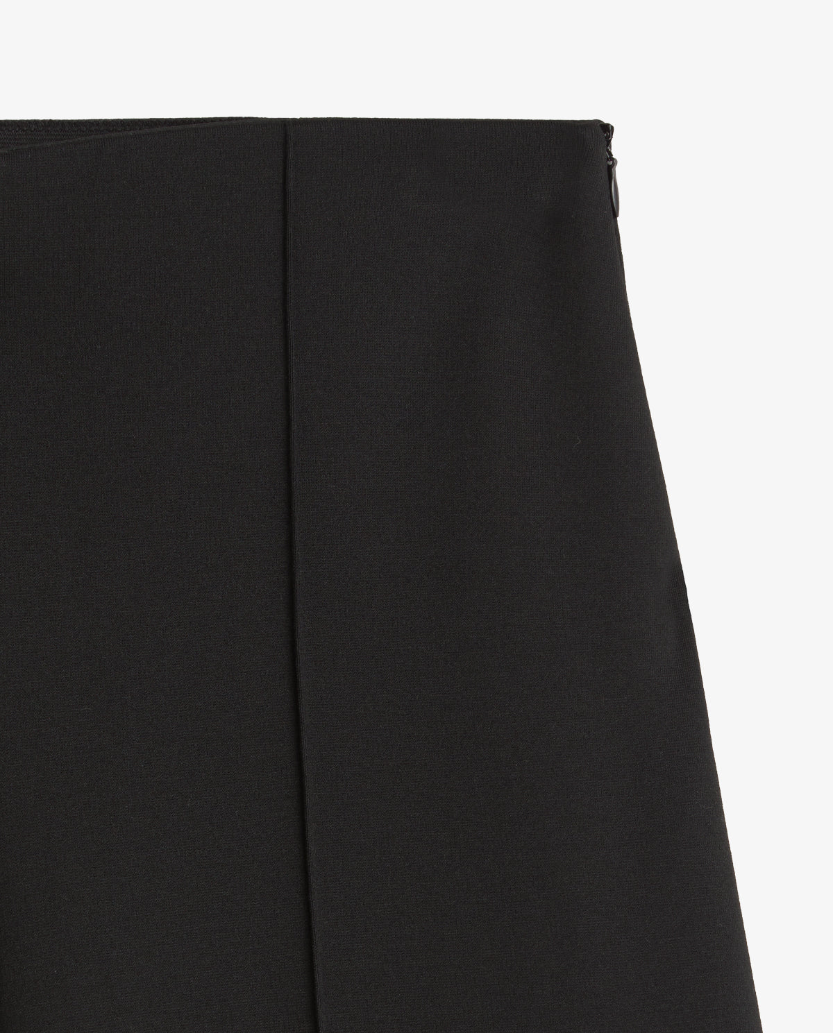 YERSE - High-Waist Elastic Trousers in Black
