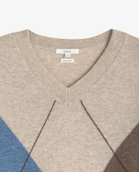 YERSE - Diamond-Pattern Sweater