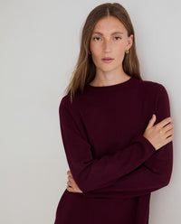 YERSE - Short Dress in Granate