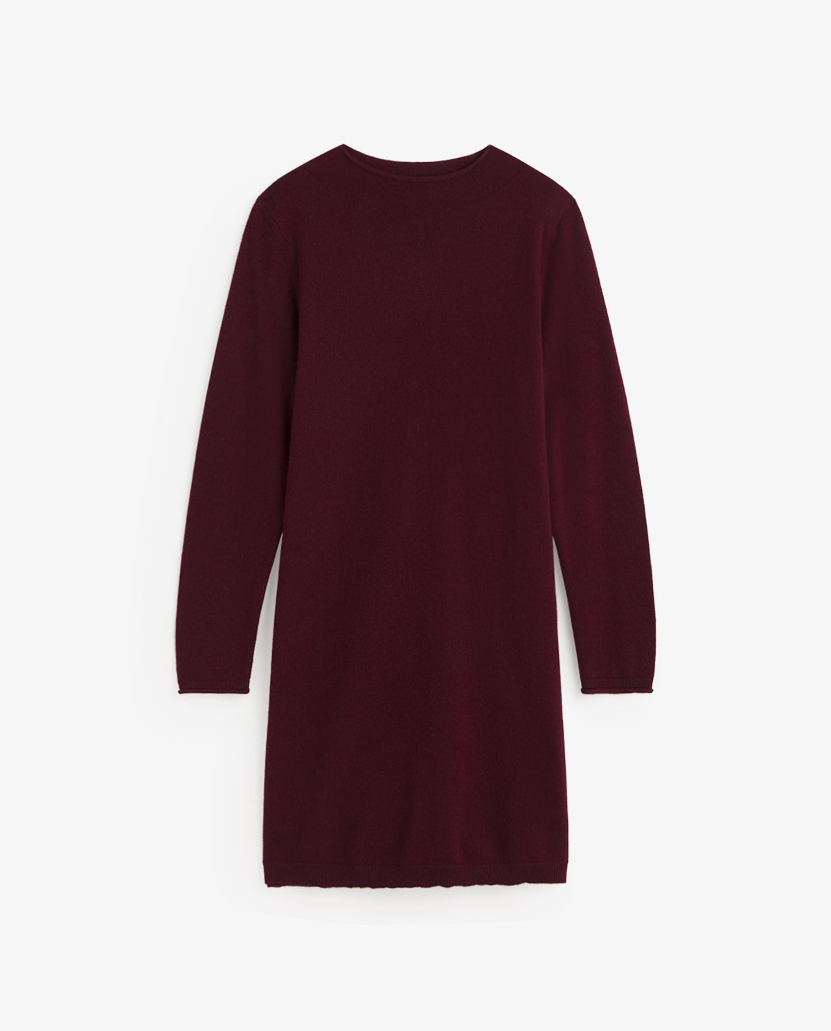 YERSE - Short Dress in Granate