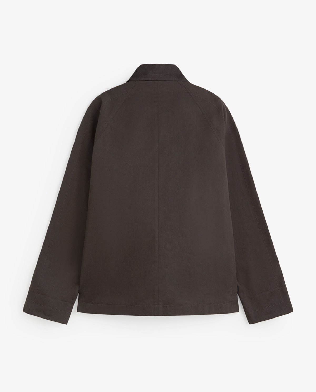 YERSE - Short Trench Coat in Chocolate