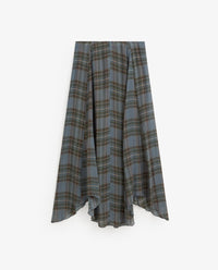 YERSE - Check-Print Skirt in Checks