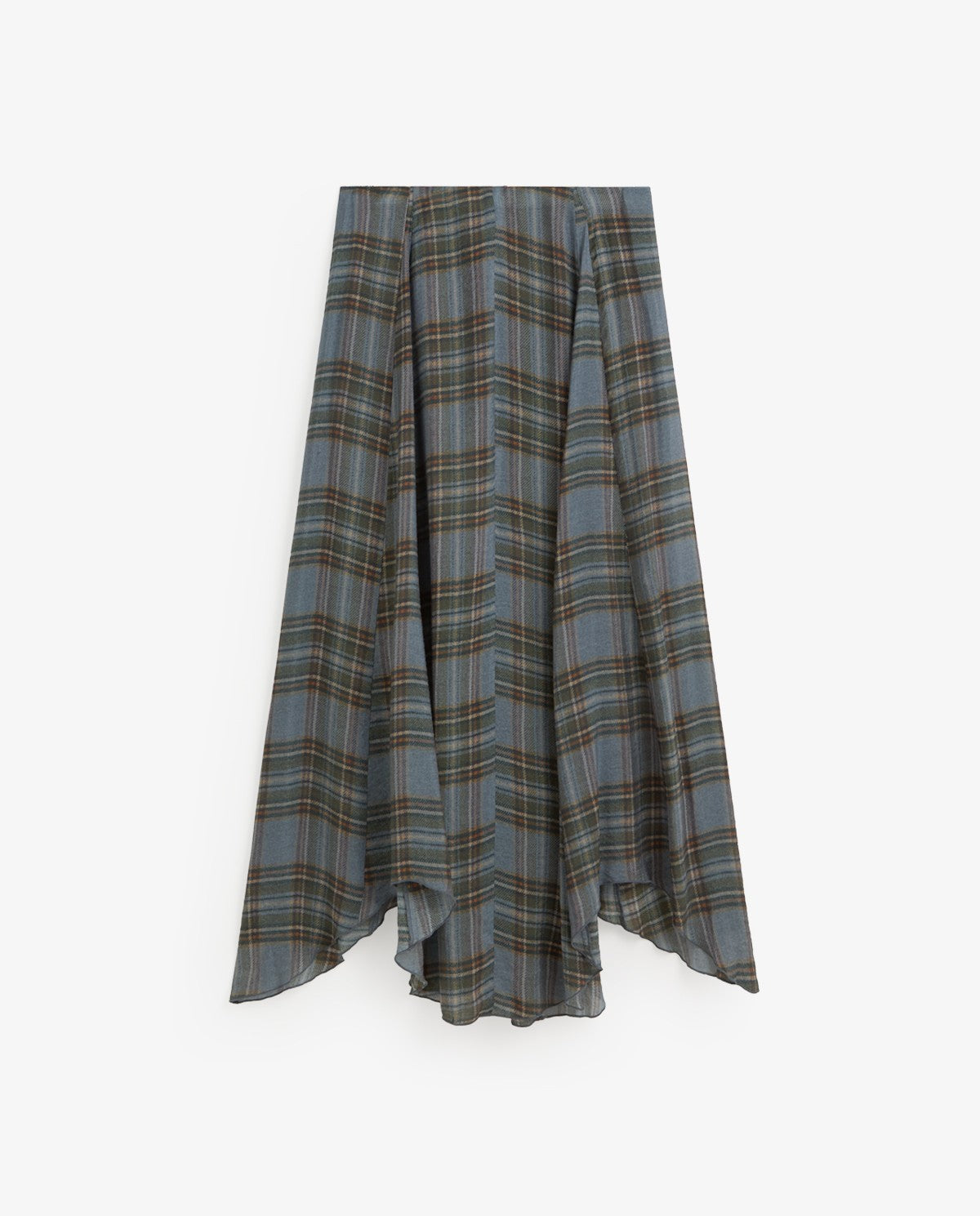 YERSE - Check-Print Skirt in Checks