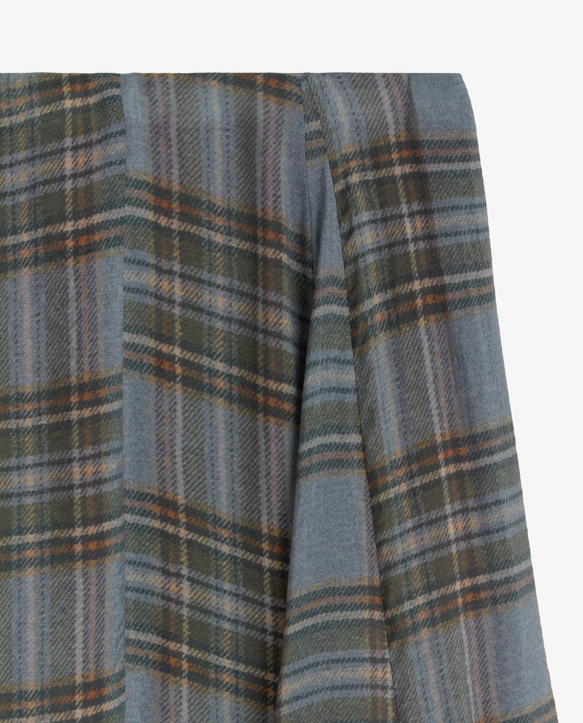 YERSE - Check-Print Skirt in Checks