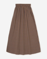 YERSE - Poplin Skirt in Checks