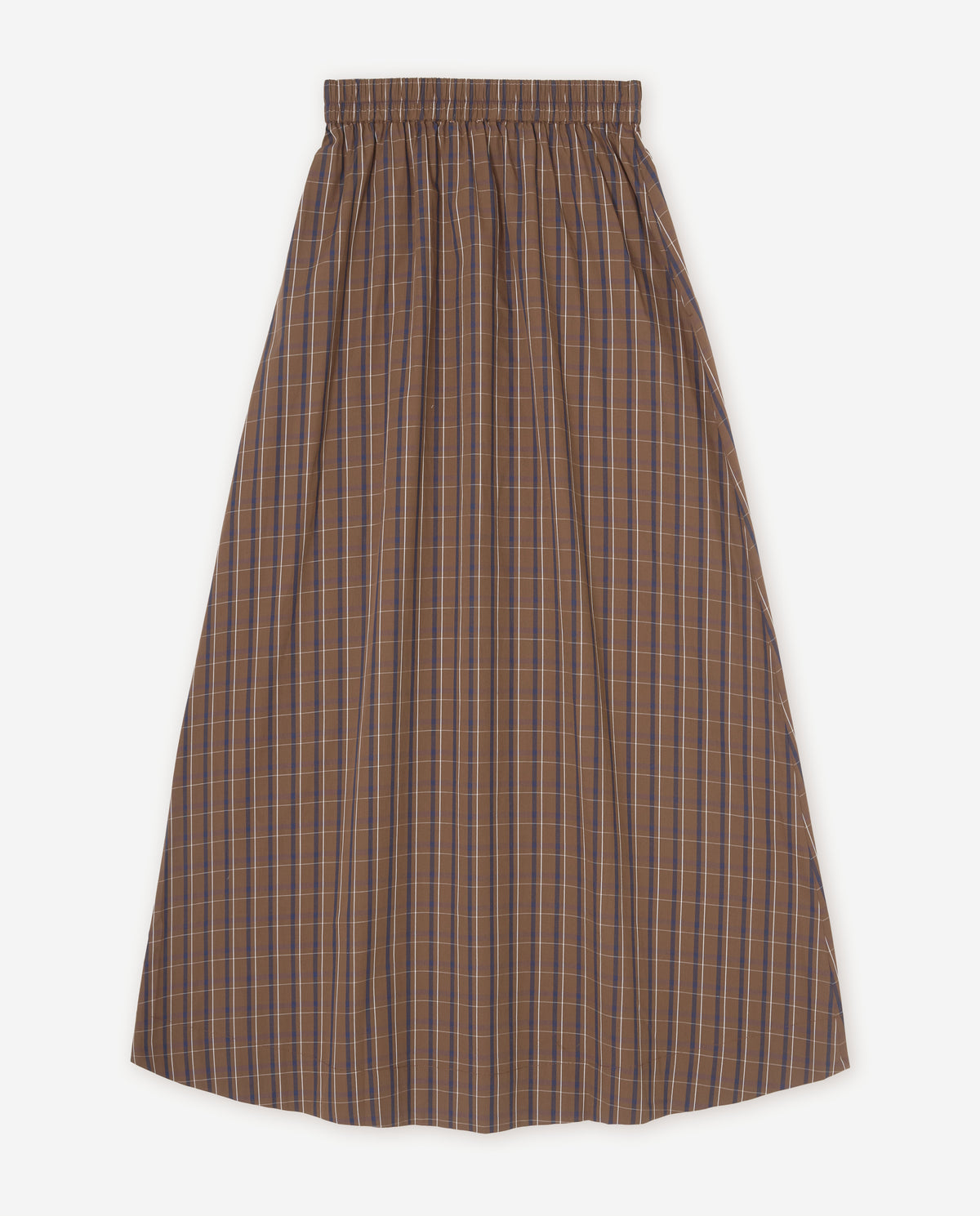 YERSE - Poplin Skirt in Checks