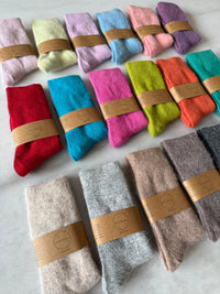 Billy Bamboo - Fluffy Angora Socks