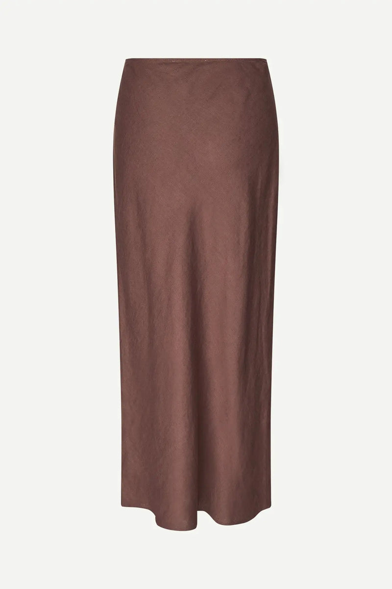 Samsøe Samsøe - Saagneta Long Skirt in French Roast