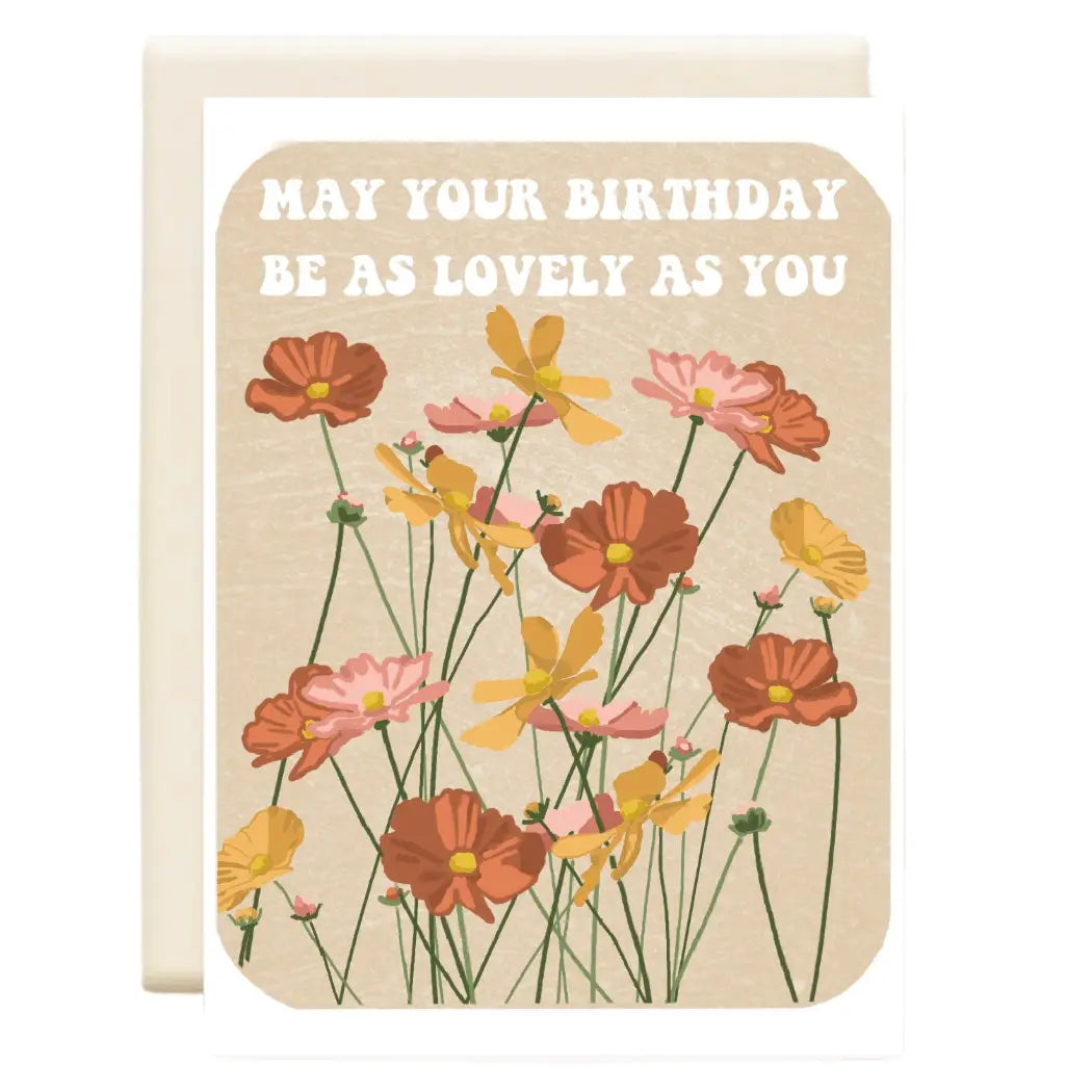 Inkwell Cards - Lovely Birthday - Greeting Card