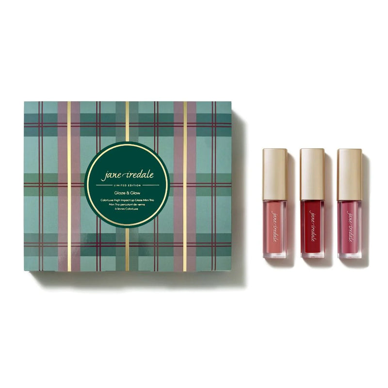 Jane Iredale - Glaze and Glow Colorluxe High Impact Lip Glaze Mini Trio