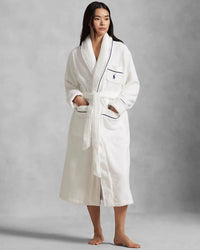 Polo by Ralph Lauren - Essentials Robe in White Cloud