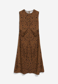 ArmedAngels - Emalanaa Leopaa Dress in Dark Camel
