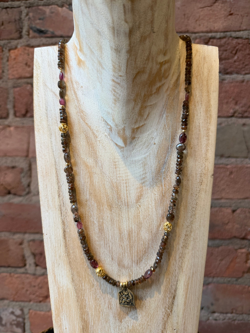 Studio Skanda by Mary Wakefield - Necklace with Bronze Pendant ...