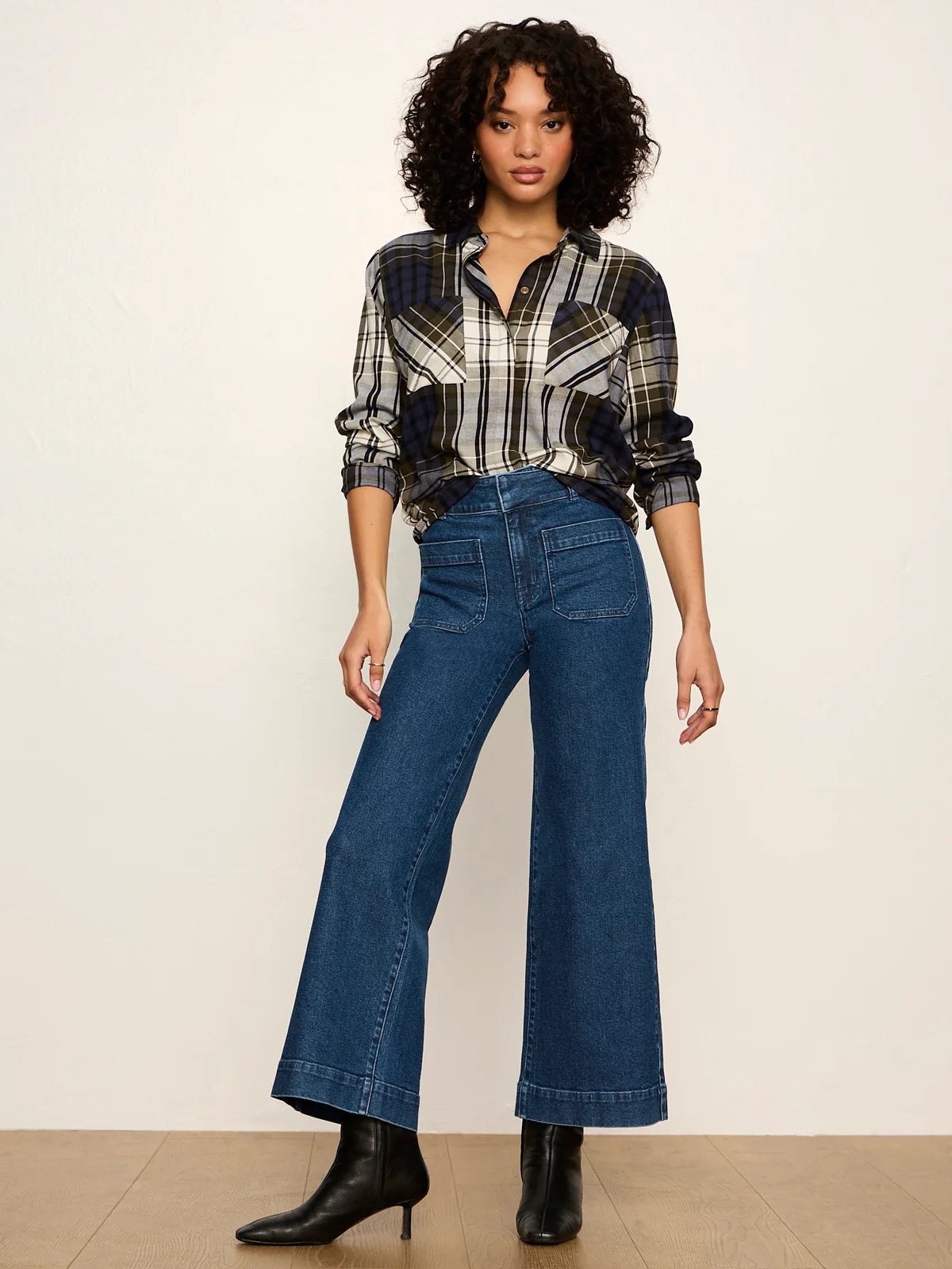 Sanctuary - The City Plaid Shirt - True Green Plaid