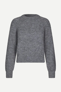 Samsøe Samsøe - Layla Crew Neck in Grey Mel.